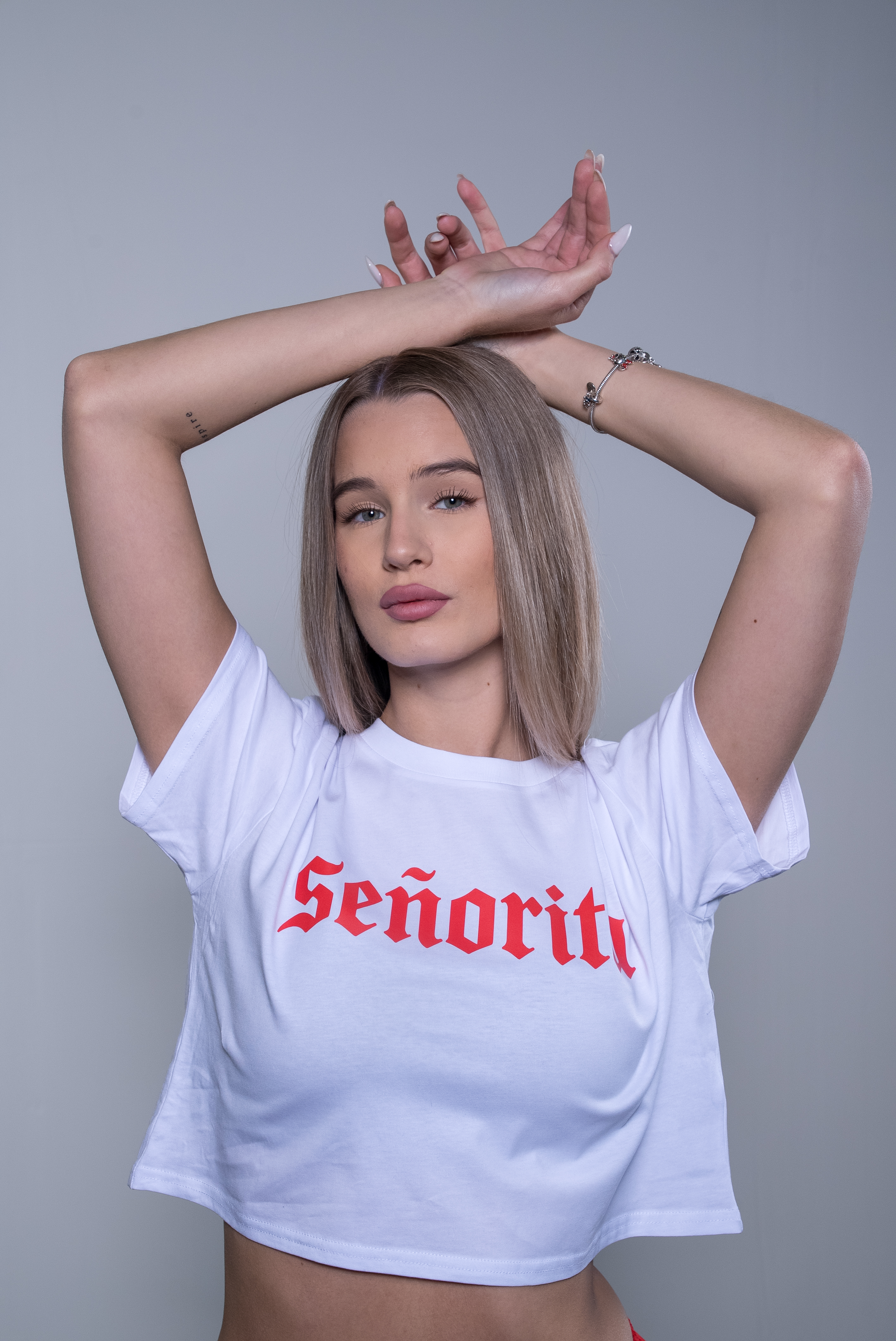 Detail Señorita crop tee